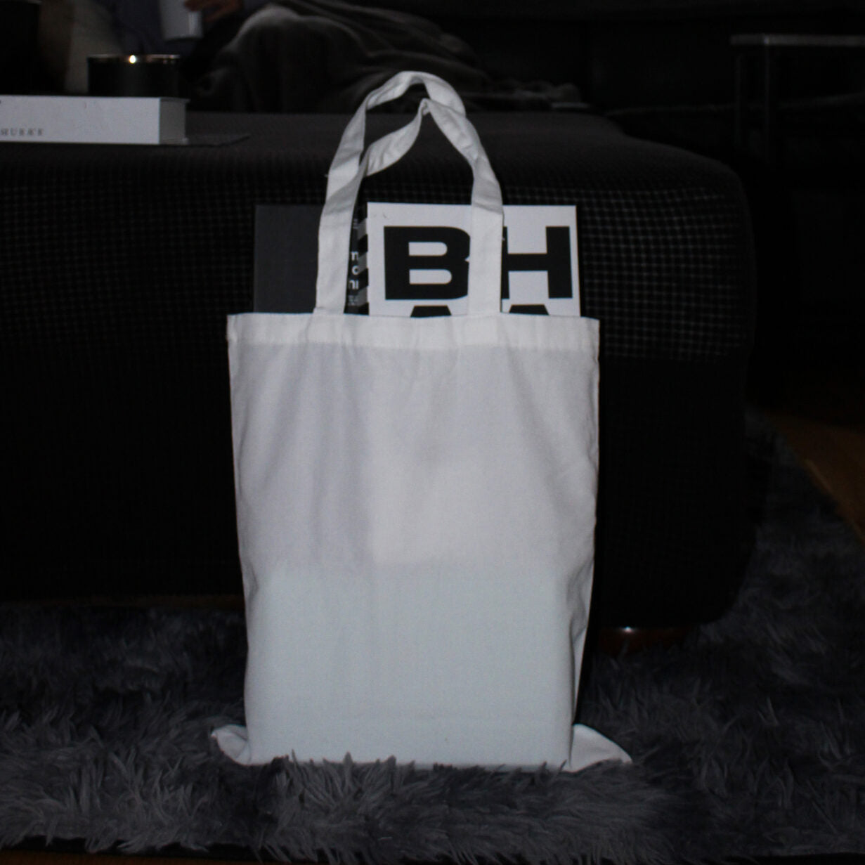 Pack of 12 100% Polyester Sublimation Tote Bags - 13" x 15" -