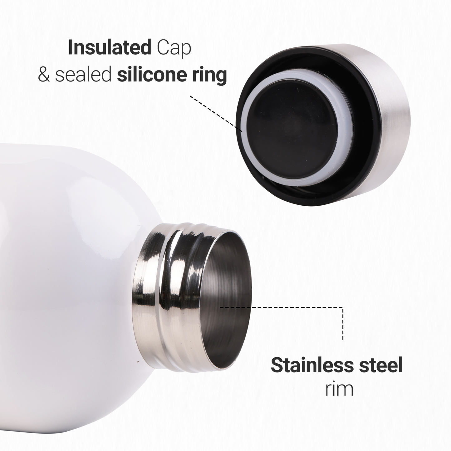 17oz (500ml)Sublimation Blank Stainless Steel (Double insulated hot- cold 8 hours)Water Bottle(unit)