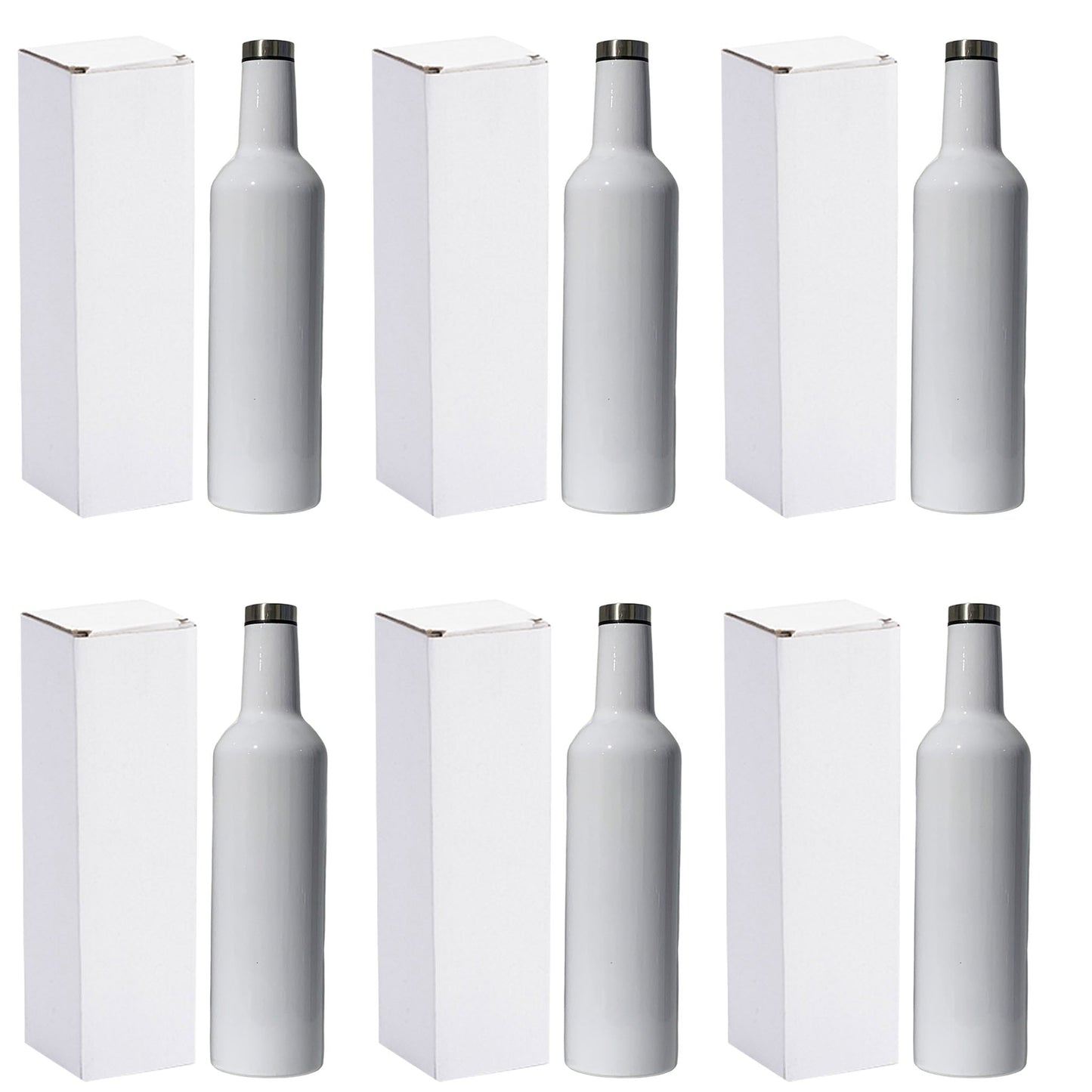 - Sublimation 750ml stainless steel (Double insulated hot- cold 8 hours)wine bottle (J14)