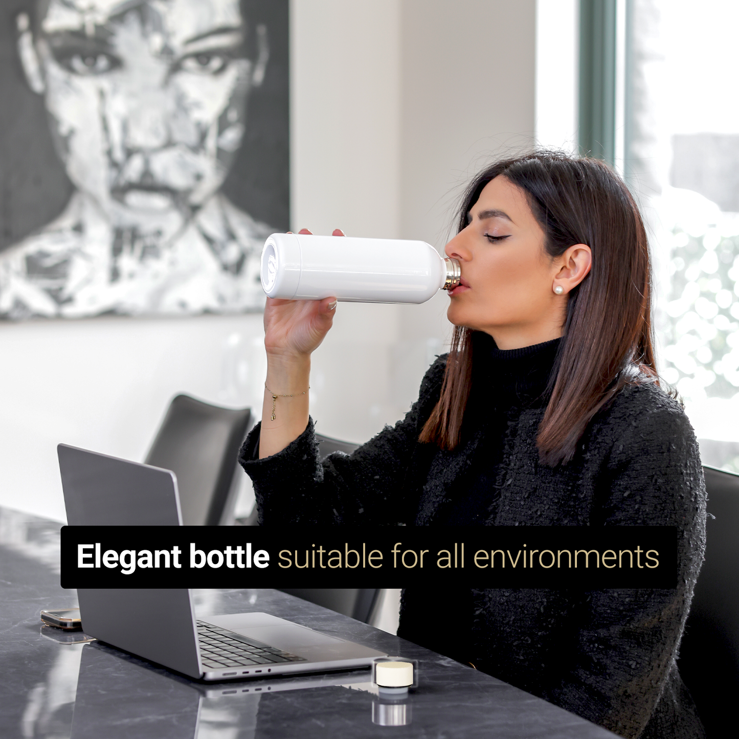 17oz (500ml)Sublimation Blank Stainless Steel (Double insulated hot- cold 8 hours)Water Bottle