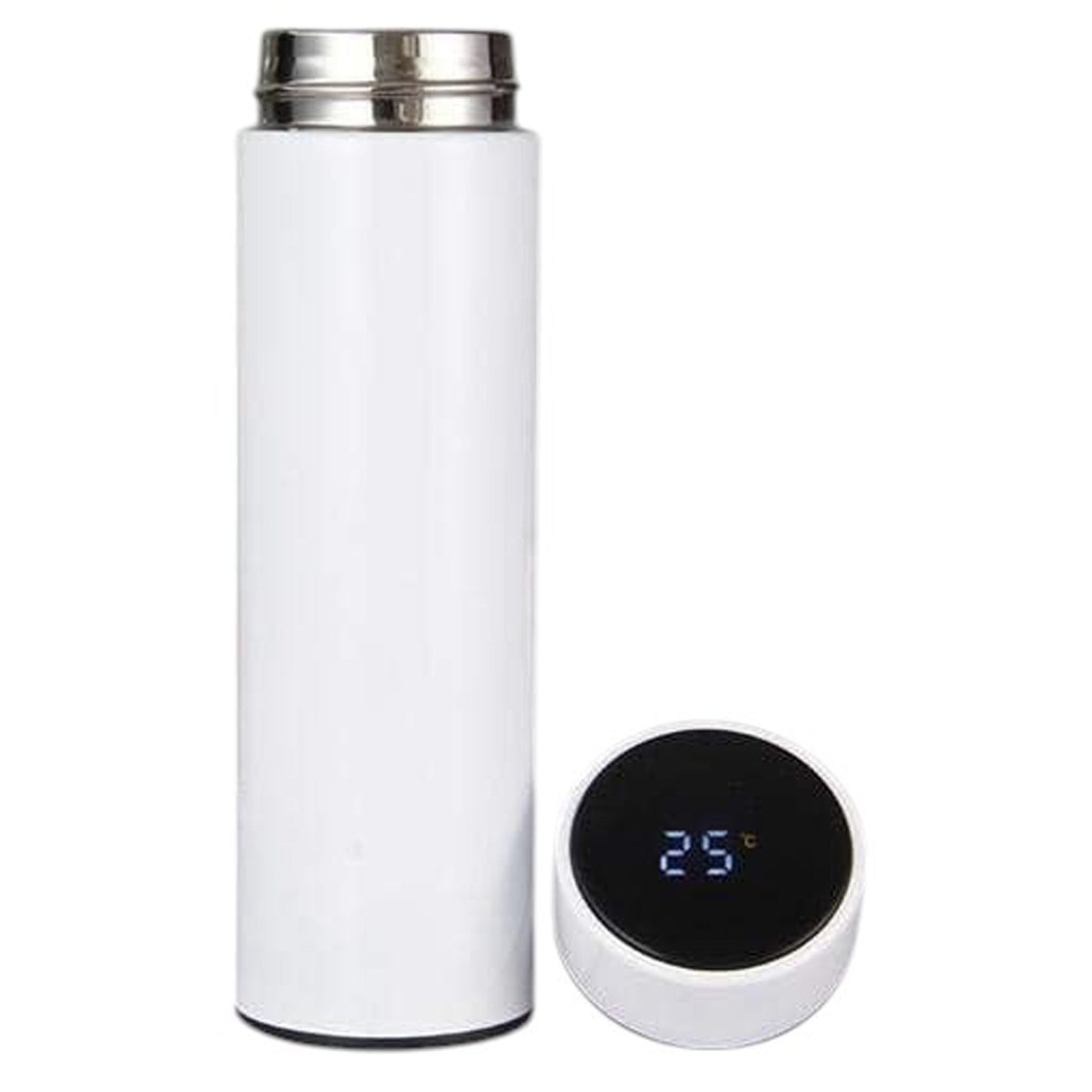 500 ml double wall stainless steel vacuum cup with temperature LED display lid,