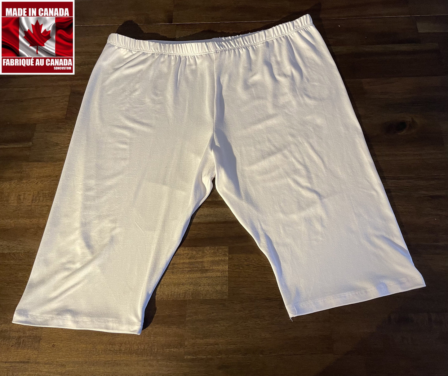 Leggings shorts white