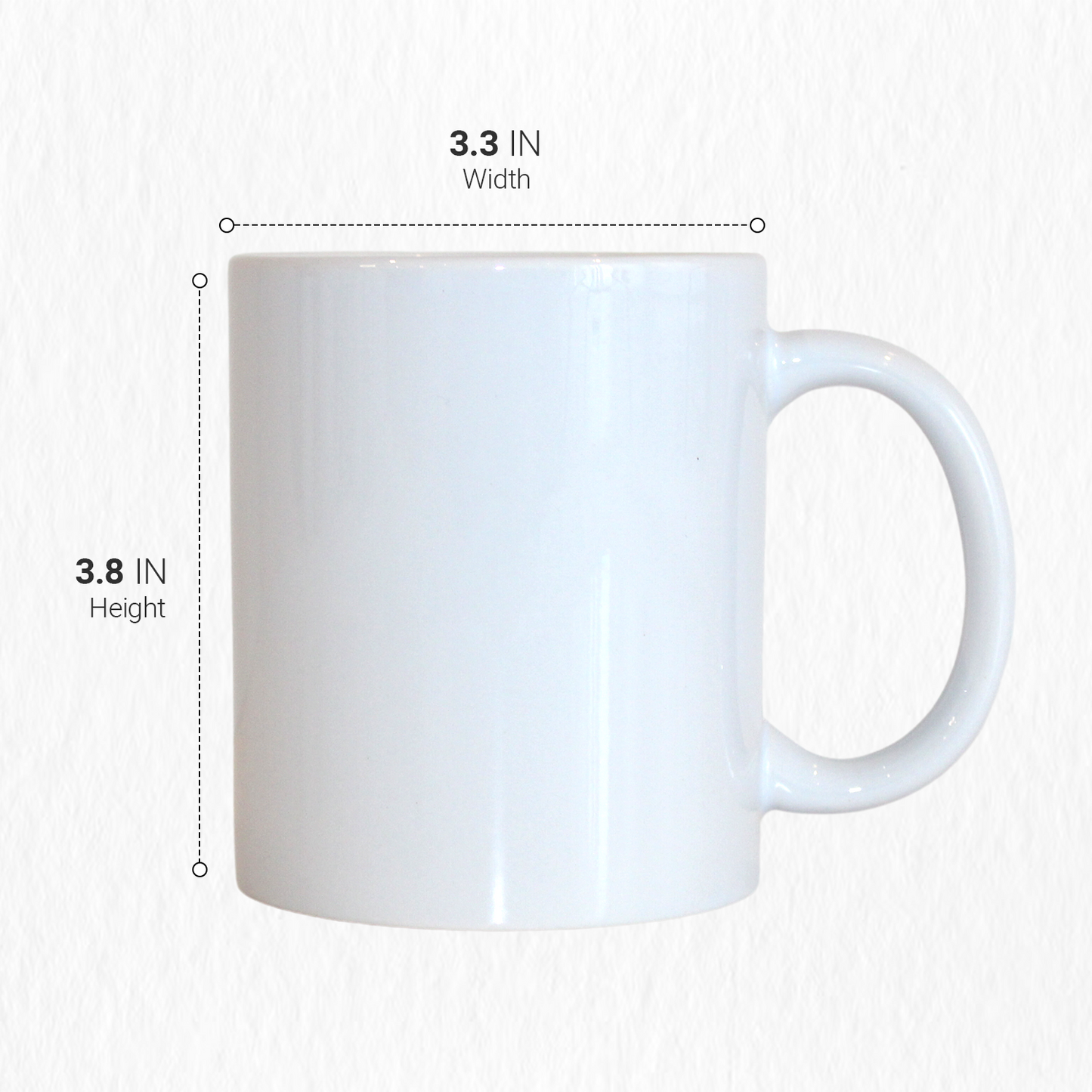 -White 11 oz Sublimation Mugs with AAA Coating - | Reinforced Styrofoam Packaging"