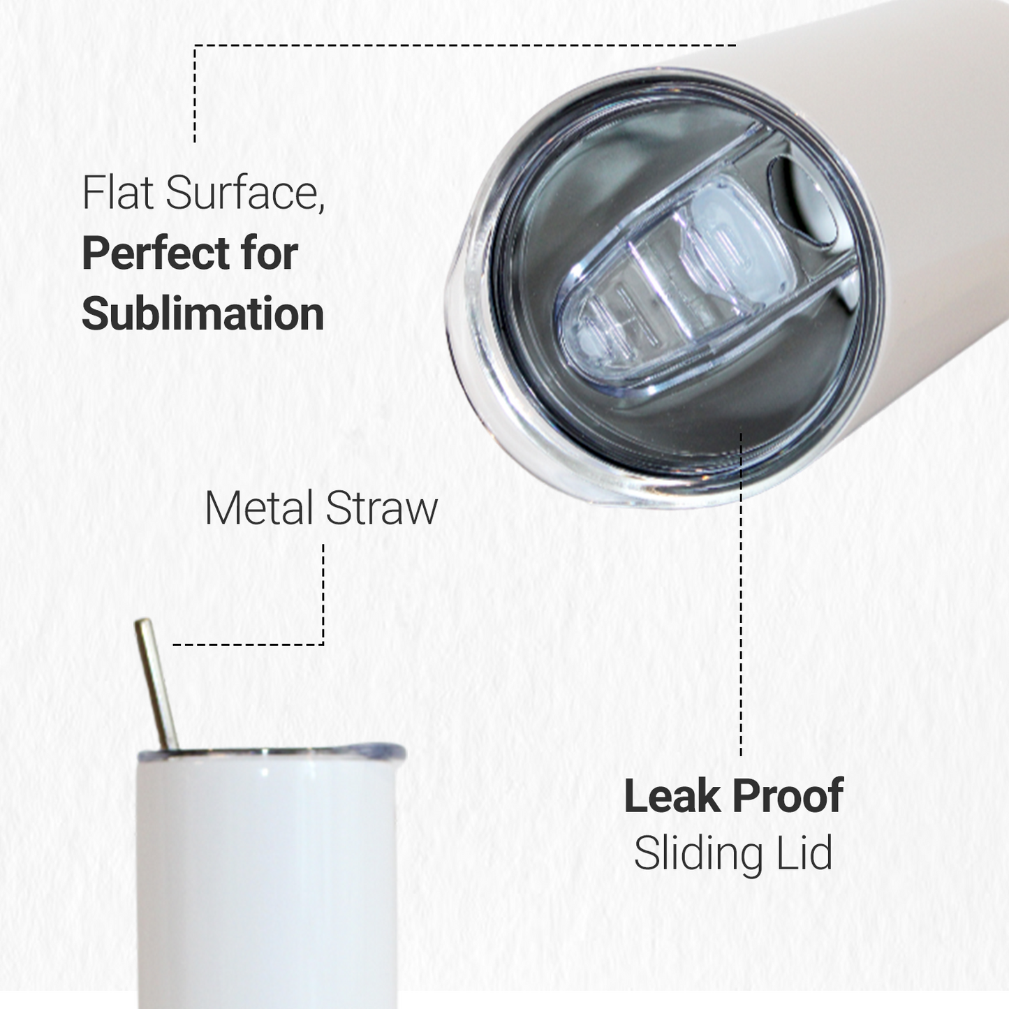 SDN SUBLIMATION 20oz Skinny Sublimationi Tumblers