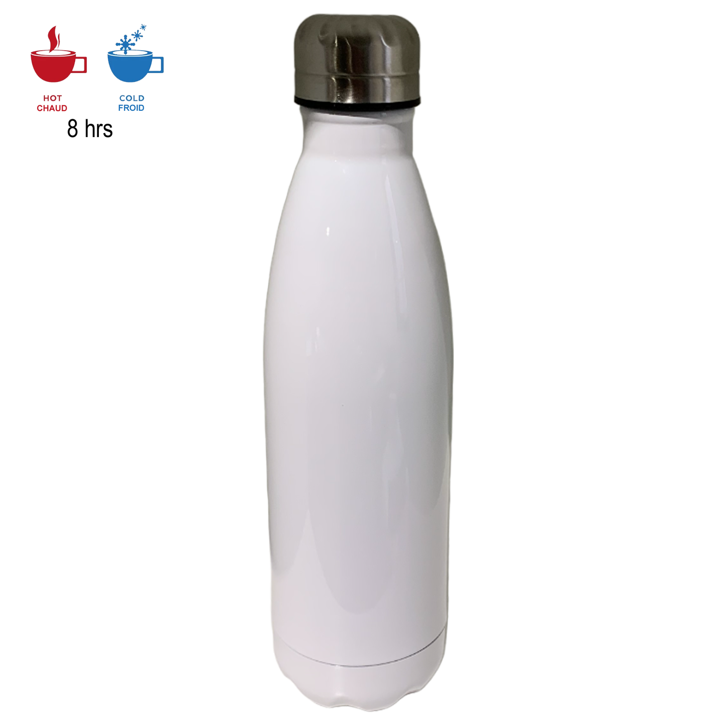 17oz (500ml)Sublimation Blank Stainless Steel (Double insulated hot- cold 8 hours)Water Bottle
