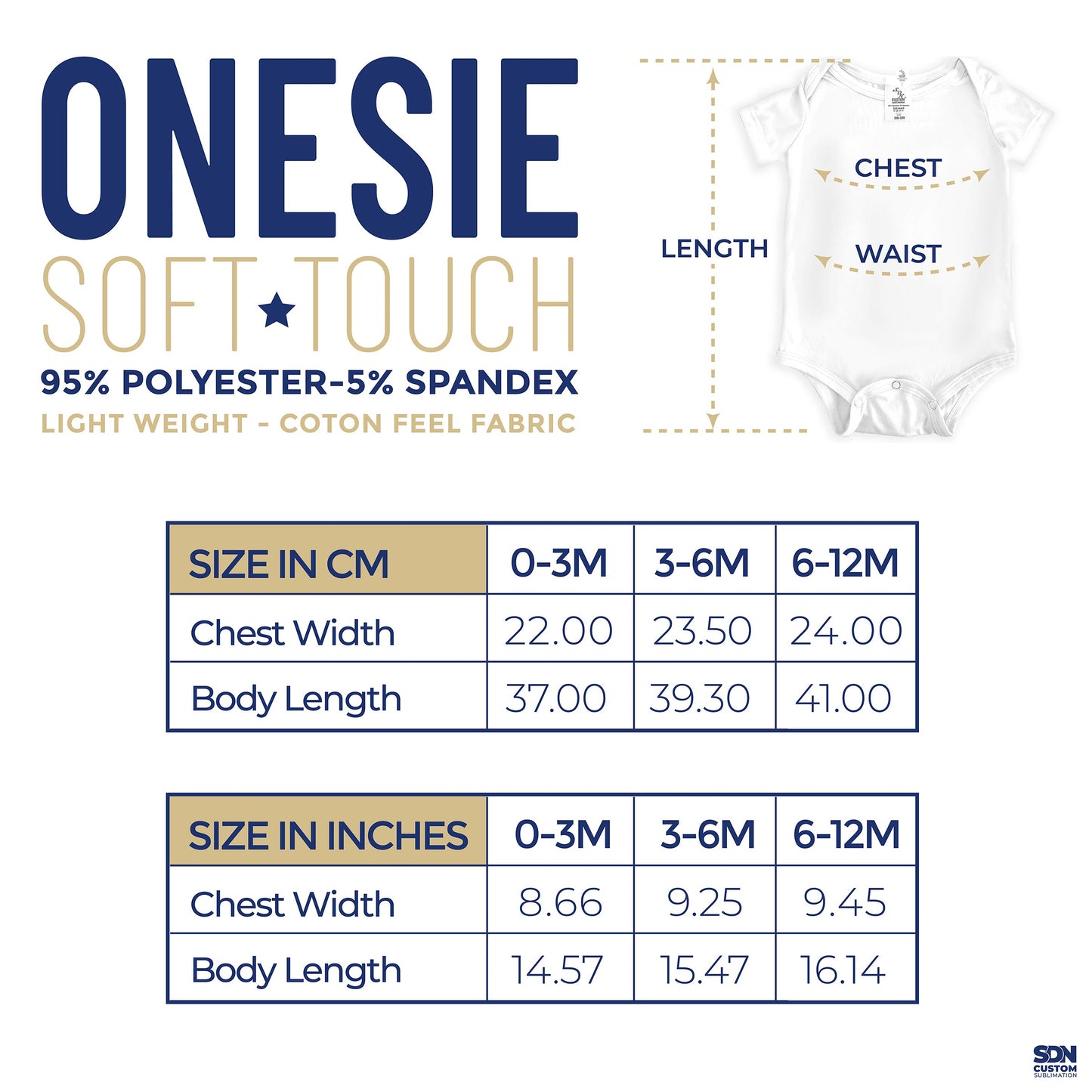 onesie sublimation