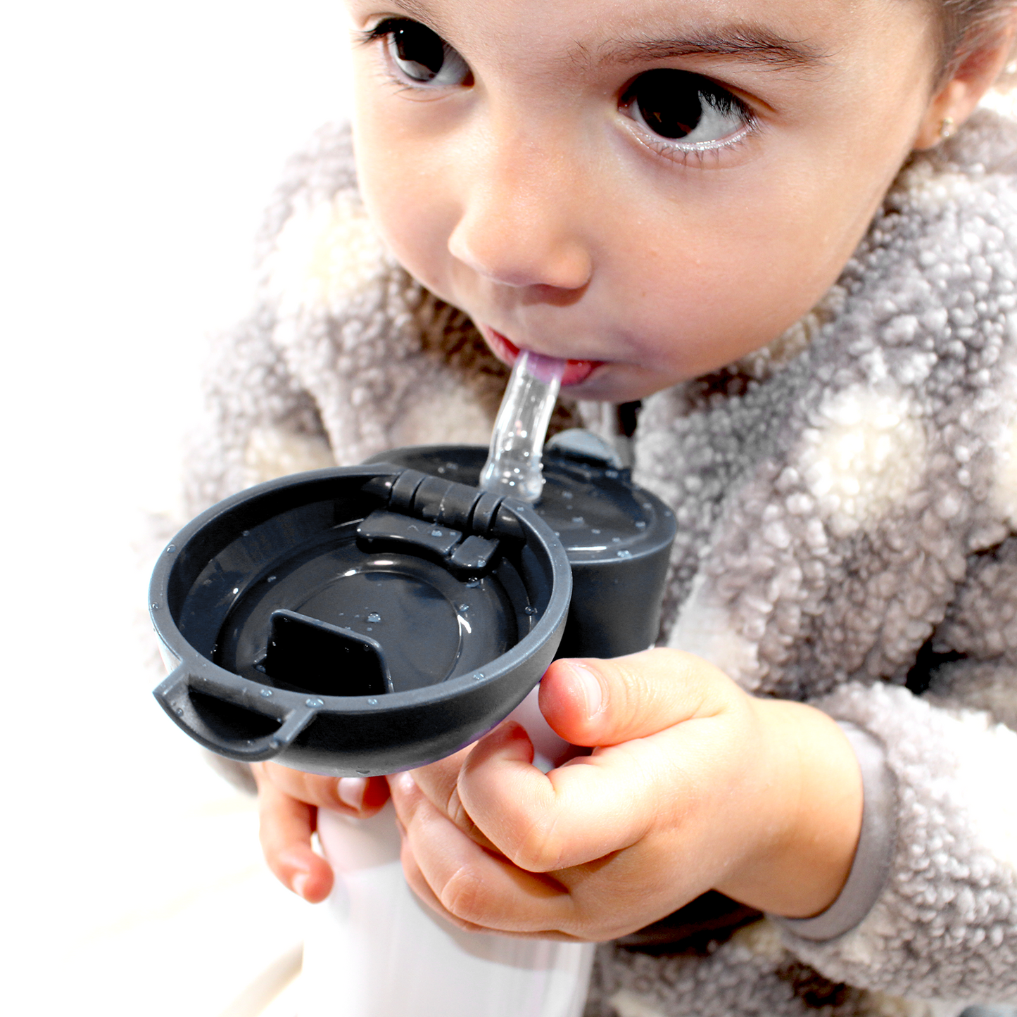 SDN SULIMATION Kids Water Bottle, 350ml BLACK