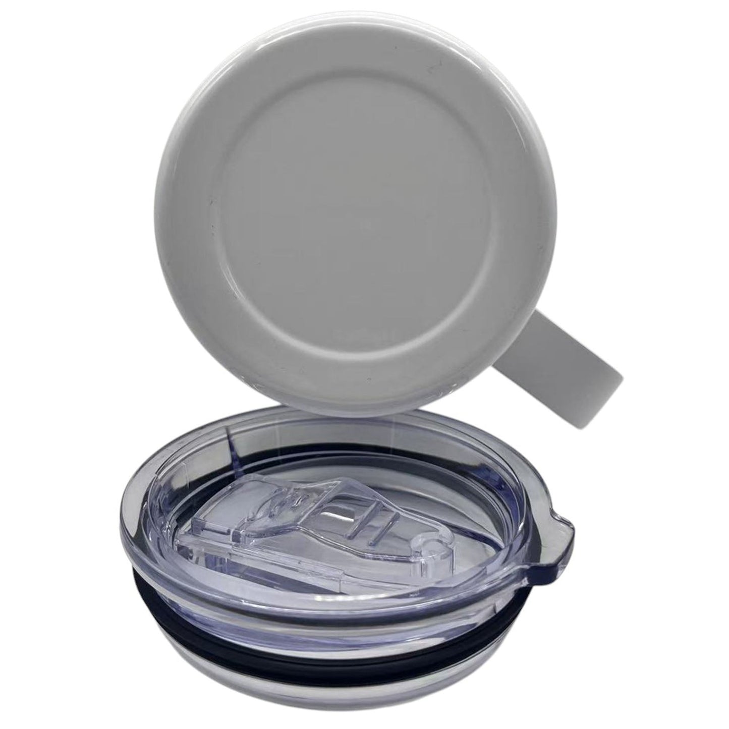 12oz sublimation stainless steel (Double insulated hot- cold 8 hours) mug white color