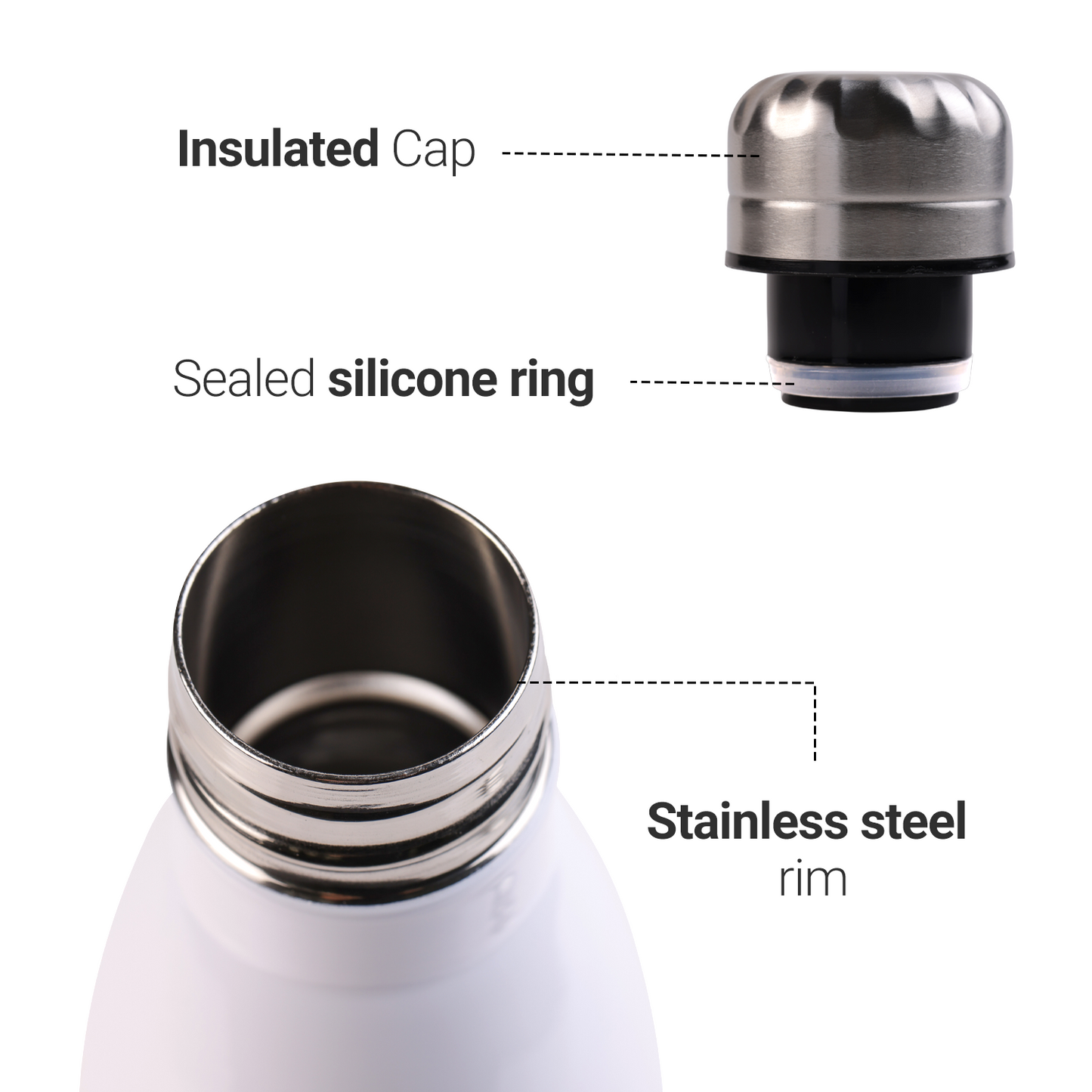 17oz (500ml)Sublimation Blank Stainless Steel (Double insulated hot- cold 8 hours)Water BottleWater Bottle(unit)