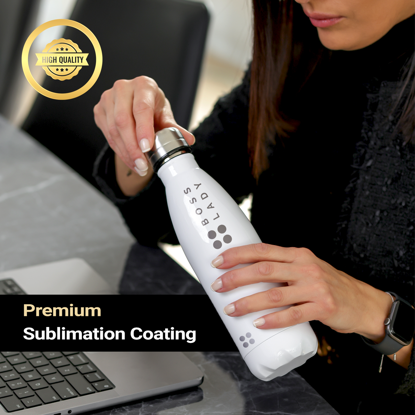 17oz (500ml)Sublimation Blank Stainless Steel (Double insulated hot- cold 8 hours)Water BottleWater Bottle(unit)