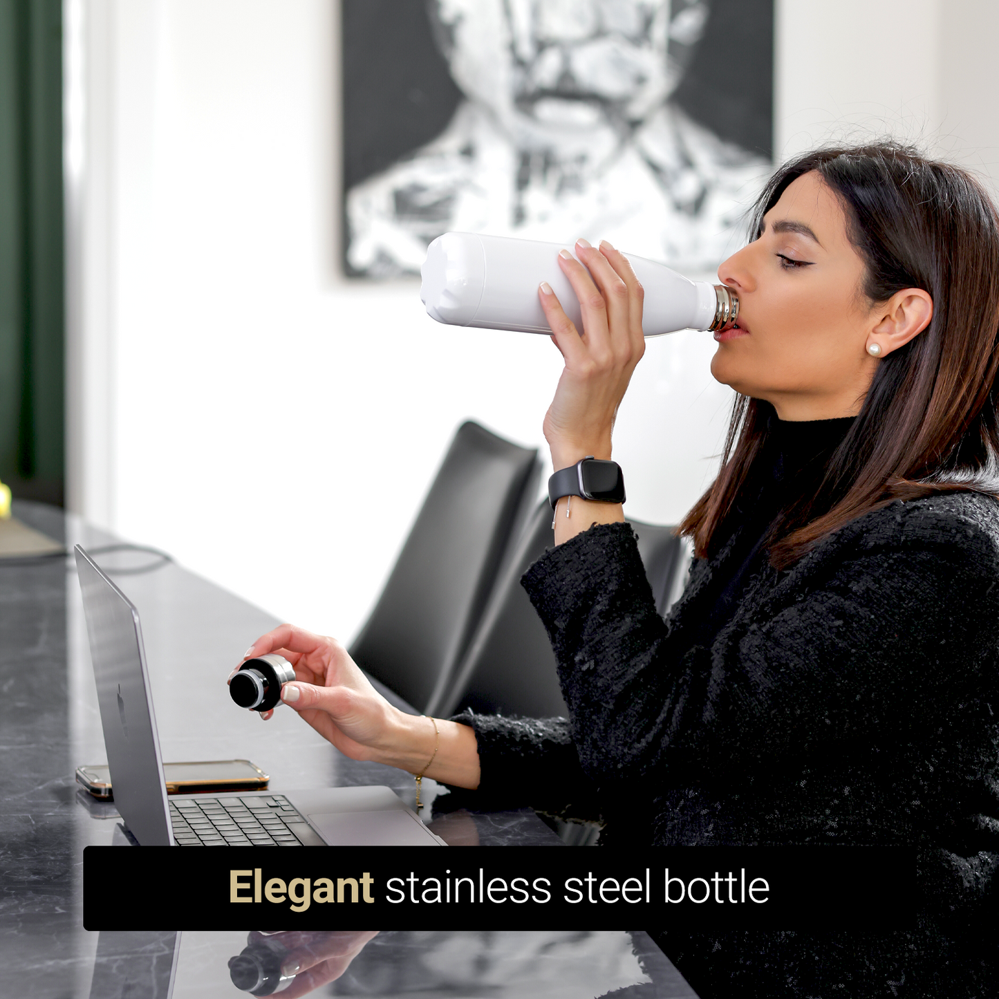 17oz (500ml)Sublimation Blank Stainless Steel (Double insulated hot- cold 8 hours)Water Bottle