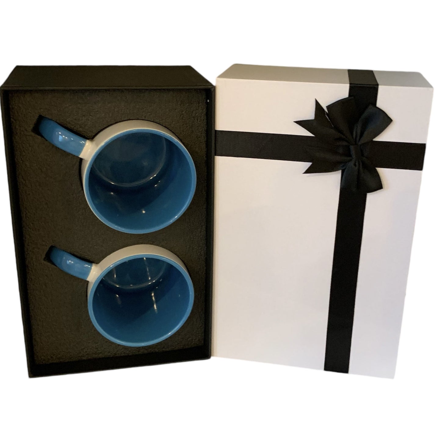 Gift boxes with 2 x 11 oz mugs inner color BLUE