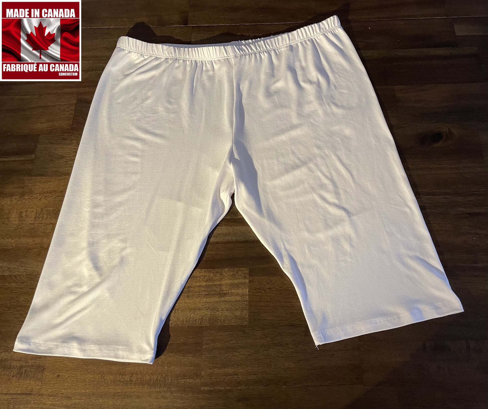 Leggings shorts white