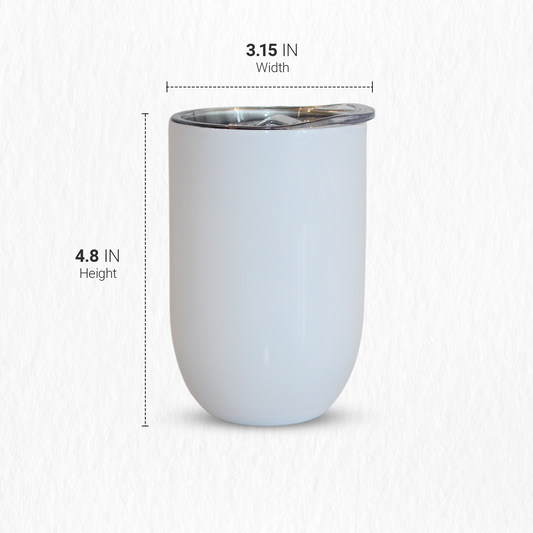 SDN SUBLIMATION 12 oz wine tumbler