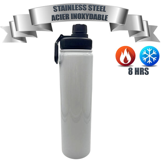 800ml stainless steel  (Double insulated hot- cold 8 hours)water bottle